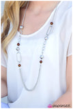 Paparazzi "The Start of Something Beautiful - Brown" necklace Paparazzi Jewelry