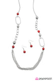 Paparazzi "The Start of Something Beautiful - Red" necklace Paparazzi Jewelry