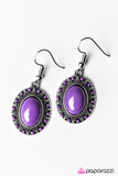 Paparazzi "The Sun Is Up" Purple Earrings Paparazzi Jewelry