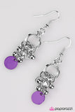 Paparazzi "The Sun Will Rise - Purple" earring Paparazzi Jewelry