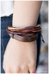 Paparazzi "The Survivalist - Brown" bracelet Paparazzi Jewelry