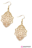 Paparazzi "The Taj Mahal - Gold" earring Paparazzi Jewelry