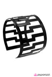 Paparazzi "The Tetris Effect - Black" bracelet Paparazzi Jewelry