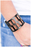 Paparazzi "The Tetris Effect - Black" bracelet Paparazzi Jewelry