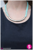 Paparazzi "The Texan" Blue Necklace & Earring Set Paparazzi Jewelry