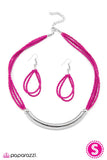 Paparazzi "The Texan" Pink Necklace & Earring Set Paparazzi Jewelry