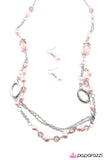 Paparazzi "The Toast of the Town" Pink Necklace & Earring Set Paparazzi Jewelry