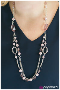 Paparazzi "The Toast of the Town" Pink Necklace & Earring Set Paparazzi Jewelry