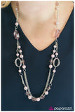 Paparazzi "The Toast of the Town" Pink Necklace & Earring Set Paparazzi Jewelry