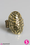 Paparazzi "The Tortoise and the Hare - Brass" ring Paparazzi Jewelry