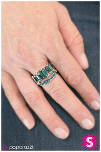 Paparazzi "The Treasure Trove" Blue Ring Paparazzi Jewelry