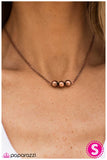 Paparazzi "The TRIO Grande" Copper Necklace & Earring Set Paparazzi Jewelry