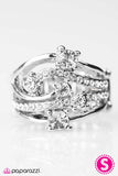 Paparazzi "The Trophy Wife" White Ring Paparazzi Jewelry