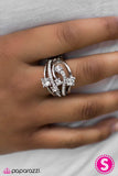 Paparazzi "The Trophy Wife" White Ring Paparazzi Jewelry