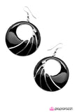 Paparazzi "The Visionary" Black Earrings Paparazzi Jewelry