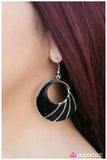 Paparazzi "The Visionary" Black Earrings Paparazzi Jewelry