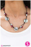 Paparazzi "The Wayward Traveler" Pink Necklace & Earring Set Paparazzi Jewelry