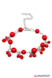 Paparazzi VINTAGE VAULT REPO "The Wedding Guest" Red Bracelet Paparazzi Jewelry