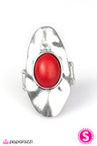 Paparazzi "The Western Front" Red Ring Paparazzi Jewelry