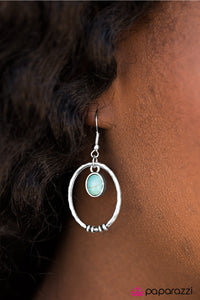 Paparazzi "The WEST Is Yet To Come - Blue" earring Paparazzi Jewelry