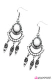 Paparazzi "The West Wind" White Earrings Paparazzi Jewelry