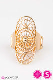 Paparazzi "The WHEEL To Do Wonders - Gold" ring Paparazzi Jewelry