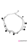 Paparazzi "The Whole Nine Yards - Black" bracelet Paparazzi Jewelry