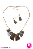 Paparazzi "The Wild Kingdom" Copper Necklace & Earring Set Paparazzi Jewelry