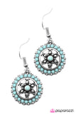 Paparazzi "The Wonder Wheel" Blue Earrings Paparazzi Jewelry