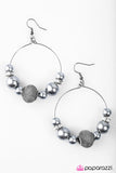 Paparazzi "The World Is My Stage" Silver Earrings Paparazzi Jewelry