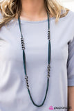 Paparazzi "The World Series - Blue" necklace Paparazzi Jewelry