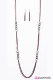 Paparazzi "The World Series - Purple" necklace Paparazzi Jewelry
