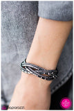 Paparazzi "The Wow Factor - Black" bracelet Paparazzi Jewelry