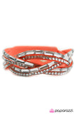 Paparazzi "The Wow Factor - Orange" bracelet Paparazzi Jewelry