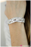 Paparazzi "The Wow Factor - White" bracelet Paparazzi Jewelry