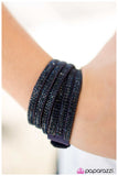 Paparazzi "The WRAP Nae Nae - Blue" bracelet Paparazzi Jewelry