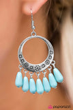Paparazzi "Think Color - Blue" earring Paparazzi Jewelry