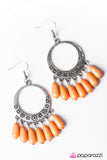 Paparazzi "Think Color - Orange" earring Paparazzi Jewelry