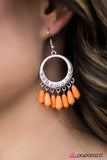 Paparazzi "Think Color - Orange" earring Paparazzi Jewelry