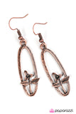 Paparazzi "Thinking Of Tulips" earring Paparazzi Jewelry