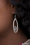 Paparazzi "Thinking Of Tulips - Silver" earring Paparazzi Jewelry