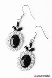 Paparazzi "Think Like A Queen" Black Earrings Paparazzi Jewelry
