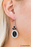 Paparazzi "Think Like A Queen" Black Earrings Paparazzi Jewelry