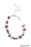 Paparazzi "This Calls For A PEBBLE-bration! - Purple" bracelet Paparazzi Jewelry