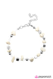 Paparazzi "This Calls For A PEBBLE-bration! - White" bracelet Paparazzi Jewelry