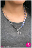 Paparazzi "This May HEART A Little" Blue Necklace & Earring Set Paparazzi Jewelry