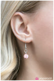 Paparazzi "This May HEART A Little" Pink Necklace & Earring Set Paparazzi Jewelry