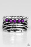 Paparazzi "This Might Take A-WILD" Purple Ring Paparazzi Jewelry