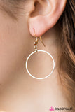 Paparazzi "This Party Is HOOP-ing! - Gold" necklace Paparazzi Jewelry