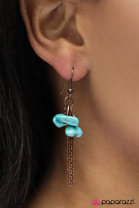 Paparazzi "This Rocks! - Copper" earring Paparazzi Jewelry